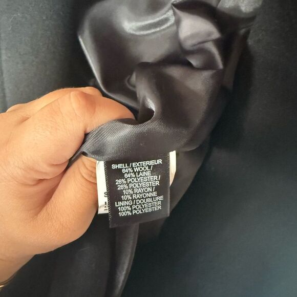 Black maxi winter coat - Picture 7 of 8